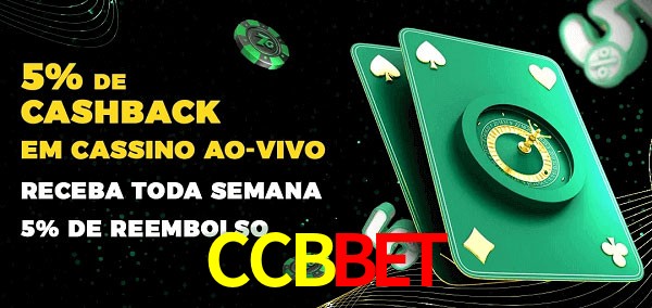 Promoções do cassino ao Vivo CCBBet